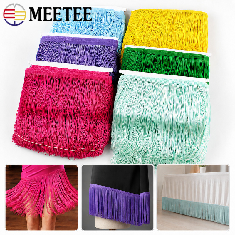 Fringe Ribbon Sewing - 10Y 10-30cm Tassel Fringes for Latin