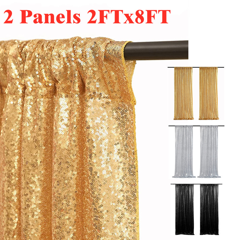 Gold/Silvery Sequin Backdrop C - огляд і ціна Sequin Fabric Panel