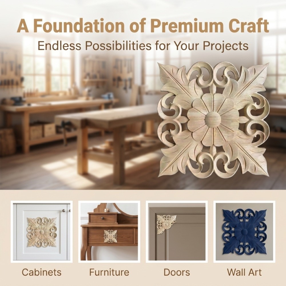 Home Embellishment Wood Wood C - огляд і ціна Craft Embellishments