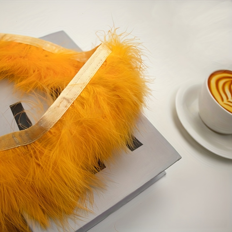 Fluffy Turkey Feathers Trim Fr - огляд і ціна Fringe Ribbon Sewing