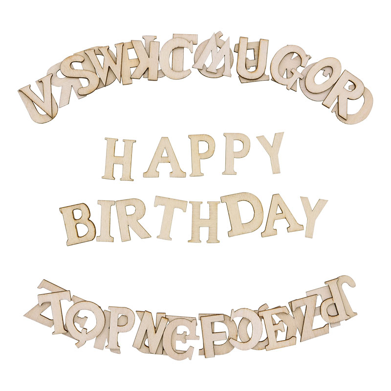100pcs Letters Wooden Alphabet - огляд і ціна Craft Embellishments