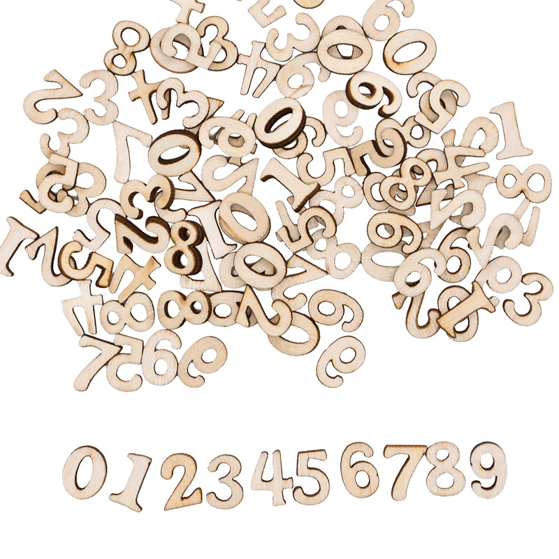 100pcs Letters Wooden Alphabet - огляд і ціна Craft Embellishments