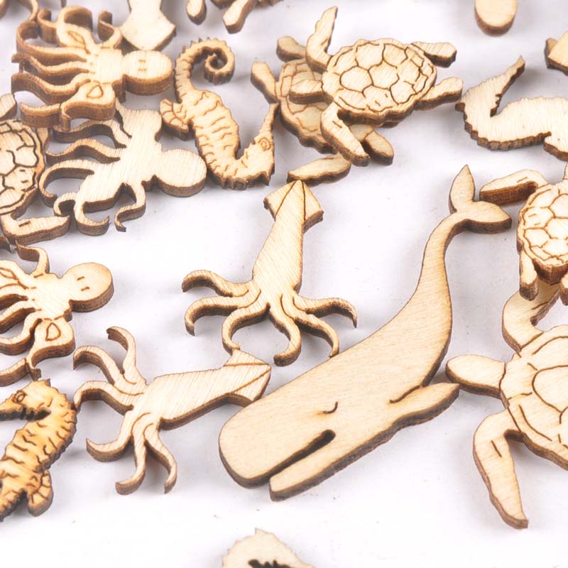 20Pcs 25-40mm Sea Turtle/horse - огляд і ціна Craft Embellishments