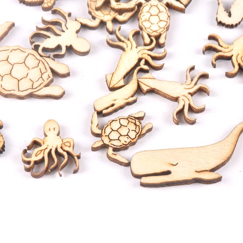 20Pcs 25-40mm Sea Turtle/horse - огляд і ціна Craft Embellishments