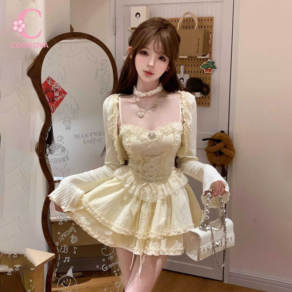 Sweet Lolita Camisole Dress Se - огляд і ціна Elastic Lace Trim