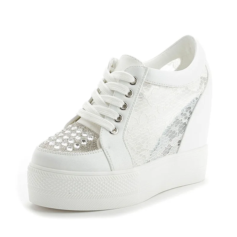 Fashion Sneakers Women Platfor - огляд і ціна Crystal Mesh Fabric