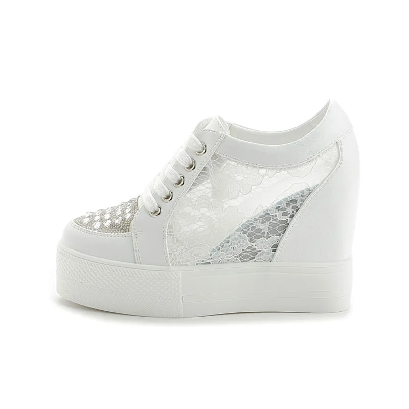 Fashion Sneakers Women Platfor - огляд і ціна Crystal Mesh Fabric