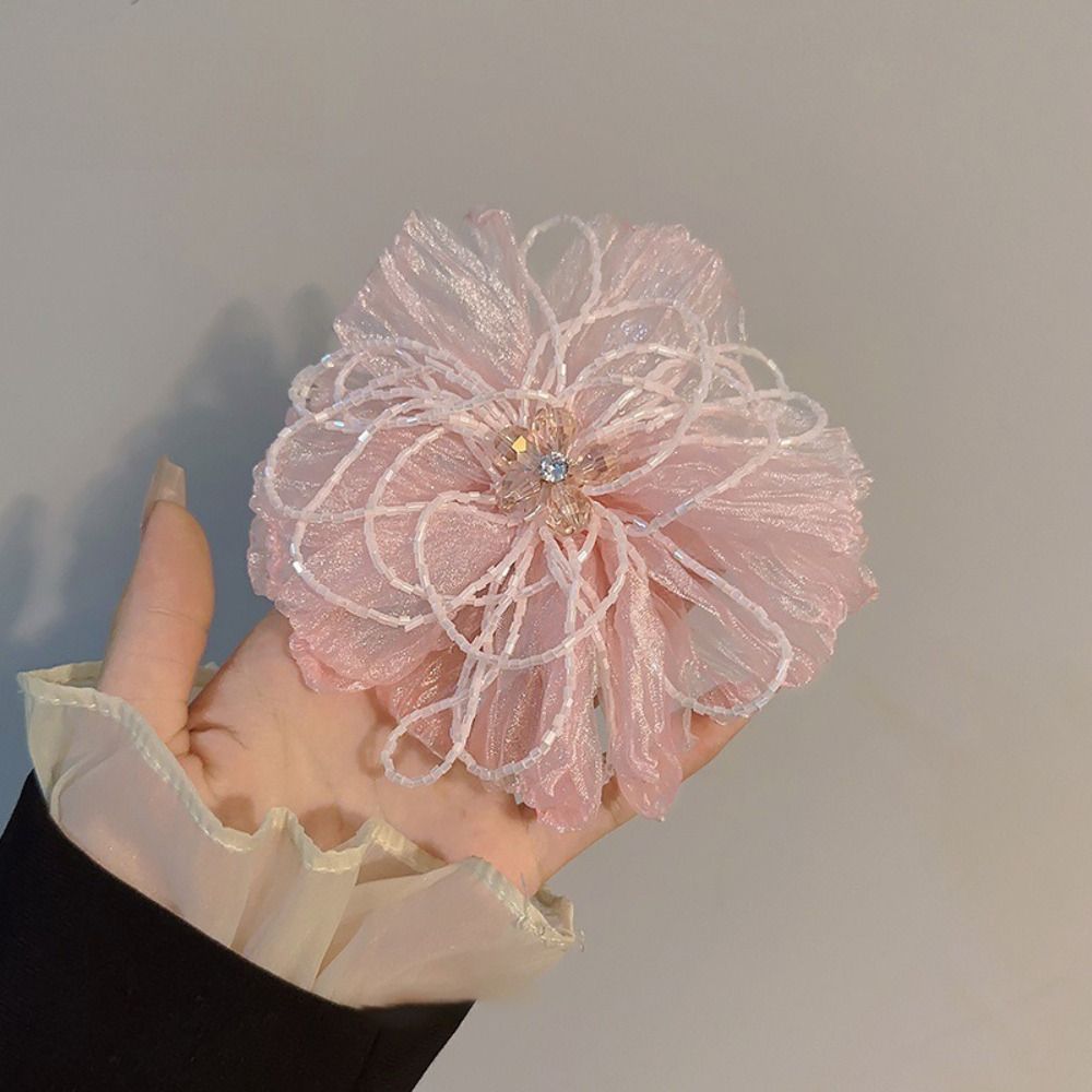 Organza Fabric Flower Patch Cr - огляд і ціна Crystal Mesh Fabric