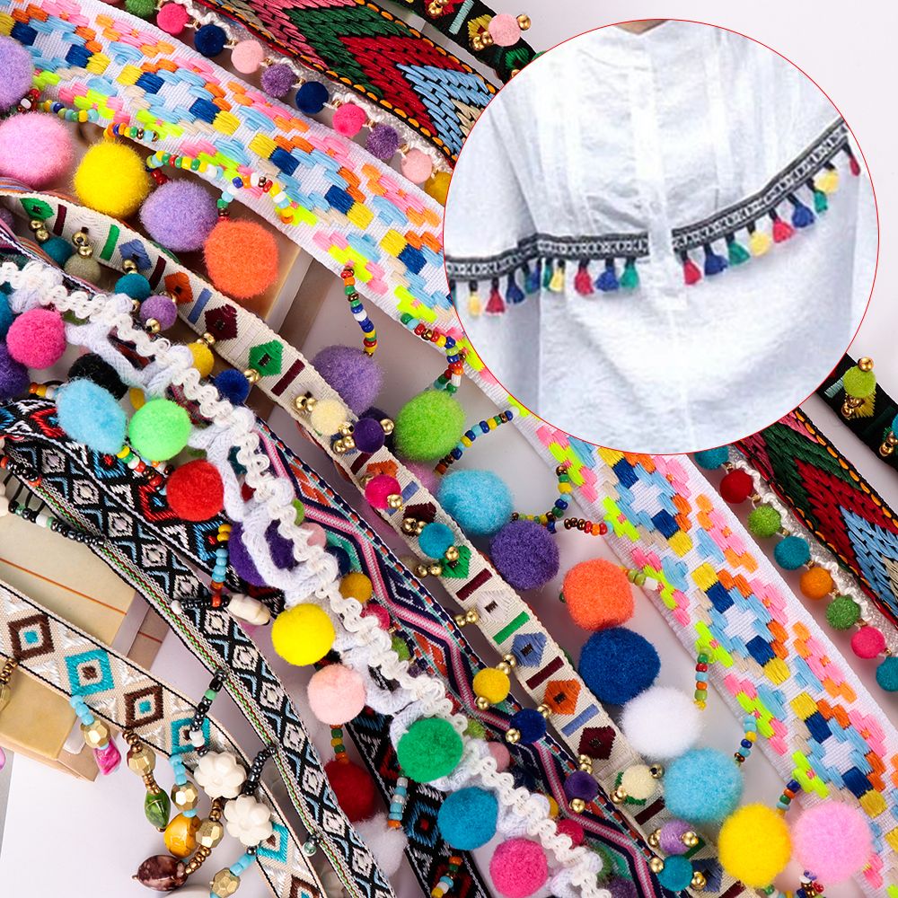 1yard Bohemia Tassel Lace Trim - огляд і ціна Tassel Fringe Trim