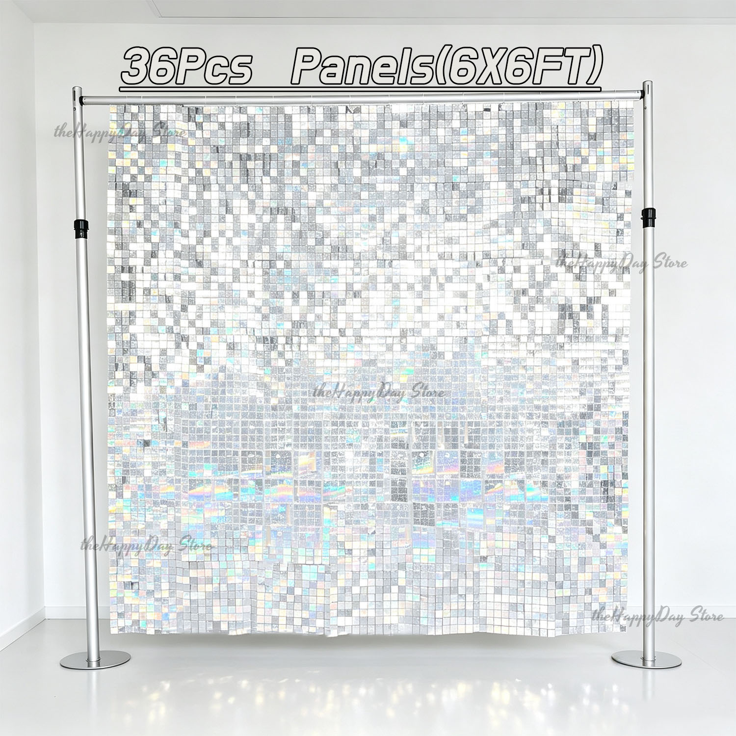 18-3Pcs Shimmer Wall Backdrop  - огляд і ціна Sequin Fabric Panel