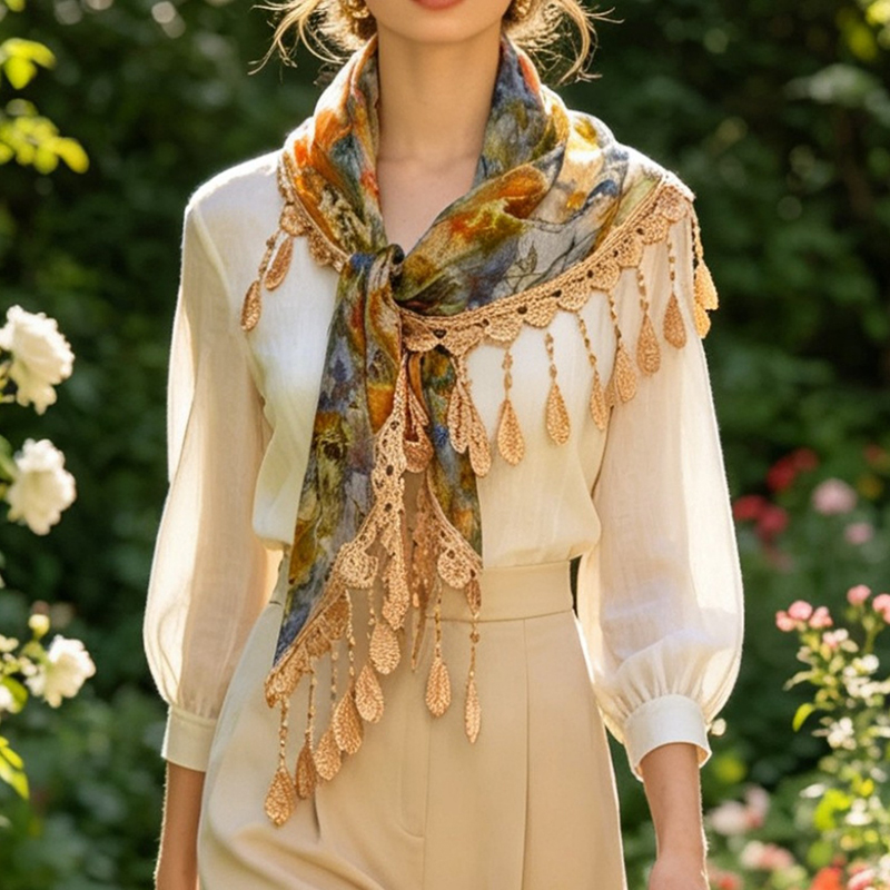 Vintage Floral Lace Hollow Tas - огляд і ціна Tassel Fringe Trim