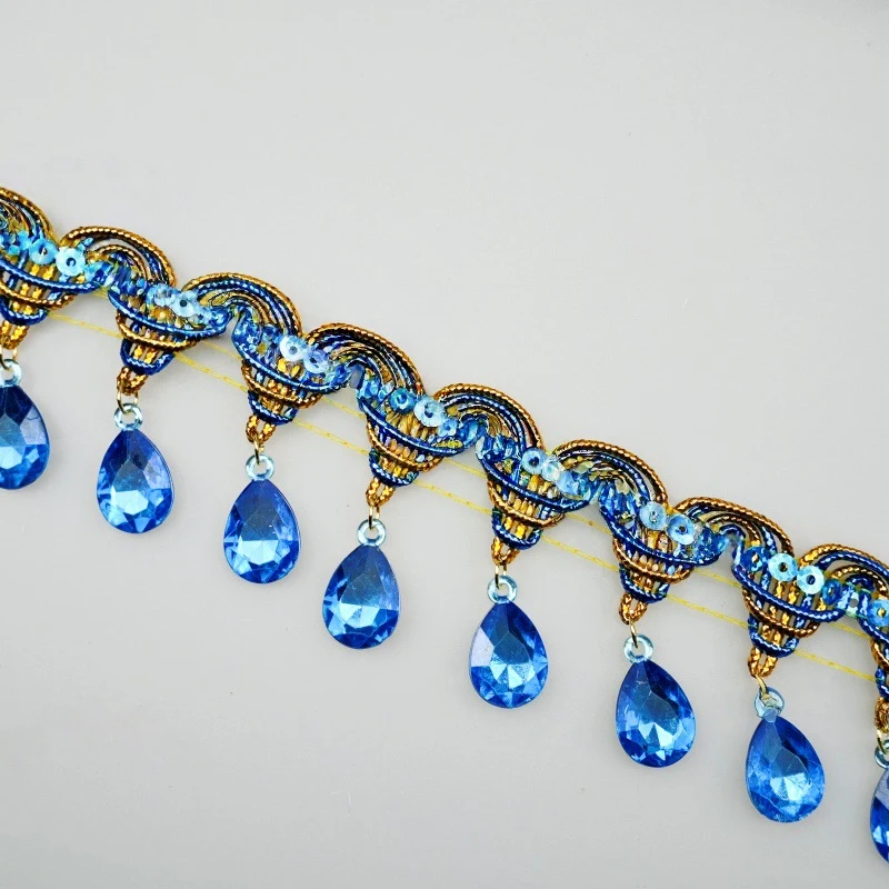 Rhinestone Fringe Tassel Lace  - огляд і ціна Tassel Fringe Trim