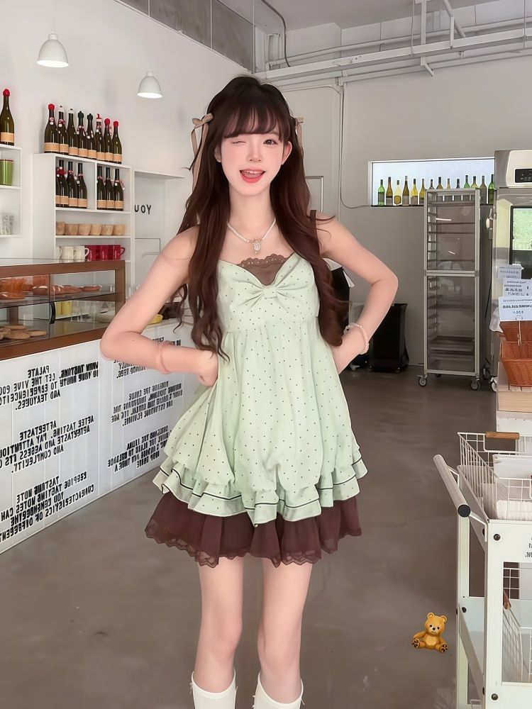 Coquette Sweet Korean Polka Do - огляд і ціна Elastic Lace Trim